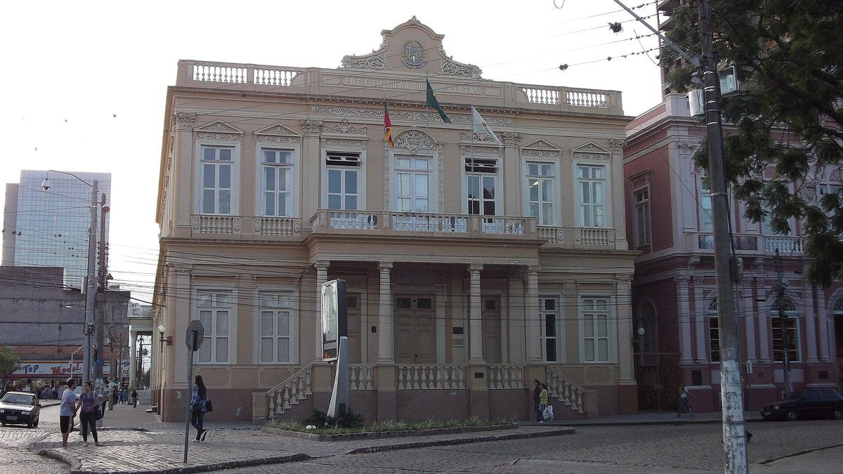 Prédio da Prefeitura de Pelotas, na Praça Coronel Pedro Osório, no Centro